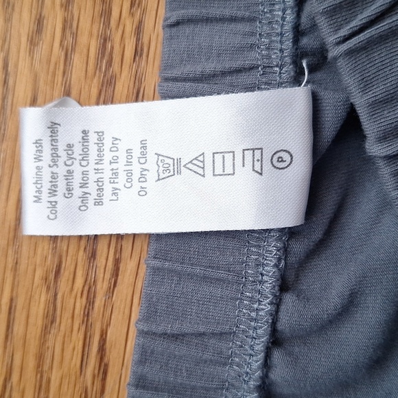 Karyn Seo Addison Embroidered Gray Legging Pants L - Picture 6 of 7